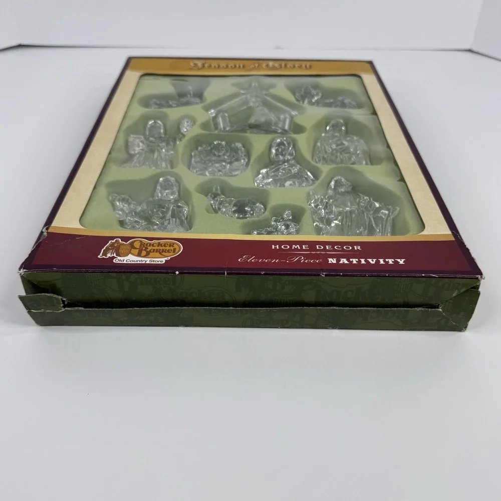 Cracker‎ Barrel Season Of Glory Eleven Piece Nativity Scene Home Decor Christmas
